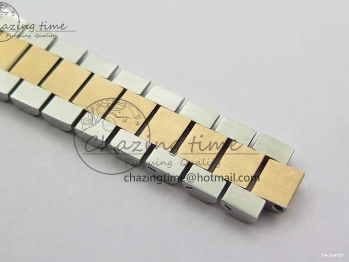 RG SS President Stick Markers NH05A Best GSF 178274 SEIKO 31mm Datejust Edition on Bracelet Dial SS RG Silver 1123